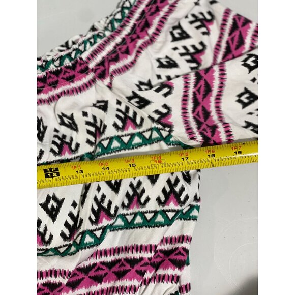 Wrangler Retro Womens Boho Off-Shoulder Top L Multicolor Rayon - Picture 13 of 16